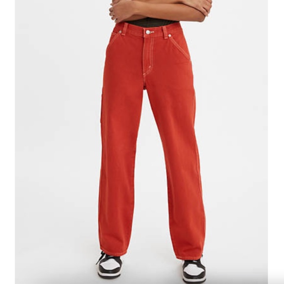 Levi's Pants - Levi’s Dad Utility Jeans in Red Size 23 X 30